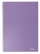 Spirálfüzet, A5, vonalas, 80 lap, ESSELTE  "Colour'Breeze", levendula (E628474)