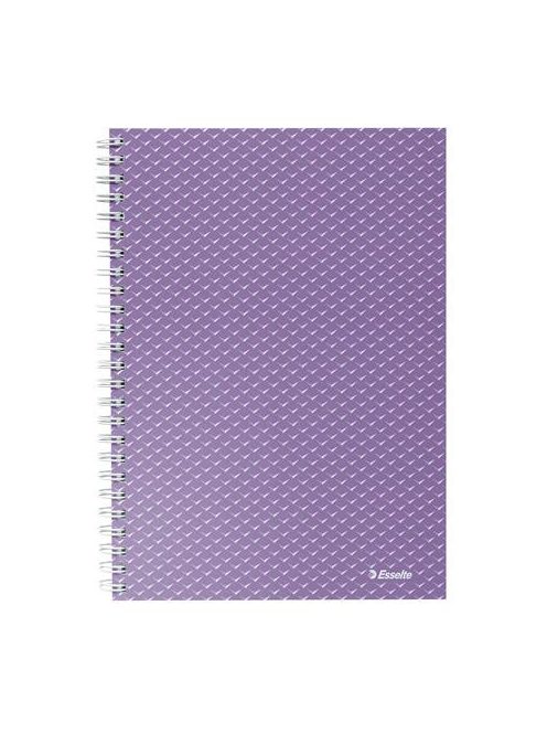 Spirálfüzet, A5, vonalas, 80 lap, ESSELTE  "Colour'Breeze", levendula (E628474)
