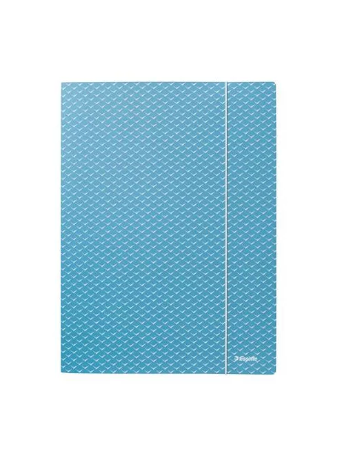 Gumis mappa, karton, A4, ESSELTE "Colour'Breeze", kék (E628492)