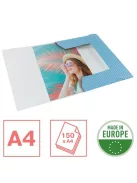 Gumis mappa, karton, A4, ESSELTE "Colour'Breeze", kék (E628492)