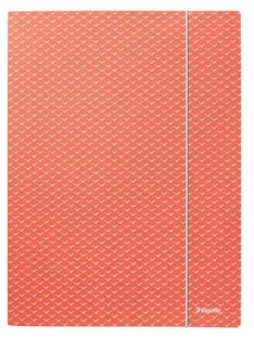   Gumis mappa, karton, A4, ESSELTE "Colour'Breeze", korall (E628494)