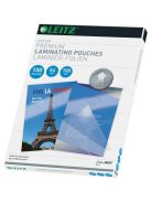 Meleglamináló fólia, 100 mikron, A4, fényes, UDT technológiával, LEITZ "iLam" (E74800000)