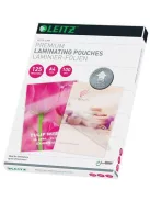 Meleglamináló fólia, 125 mikron, A4, fényes, UDT technológiával, LEITZ "iLam" (E74810000)