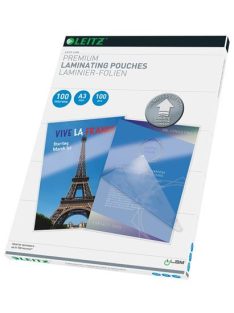   Meleglamináló fólia, 100 mikron, A3, fényes, UDT technológiával, LEITZ "iLam" (E74870000)