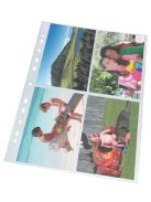 Genotherm, lefűzhető, A4, 80 mikron, víztiszta felület, fényképtartó, ESSELTE (E78001)