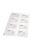 Névjegytartó genotherm, lefűzhető, A4, 105 mikron, víztiszta, 16 férőhelyes, ESSELTE (E78930)