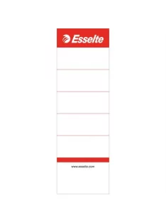   Cserecímke, iratrendezőhöz, kétoldalas, 50x158 mm, ESSELTE, fehér (E810801)