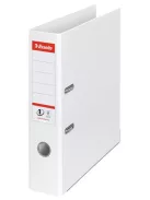 Iratrendező, 75 mm, A4, PP, élvédő sínnel, ESSELTE "Standard", Vivida fehér (E811300)