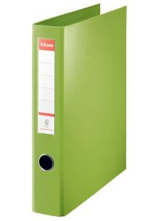   Gyűrűs könyv, 4 gyűrű, D alakú, 60 mm, A4 maxi, PP, ESSELTE "Jumbo Vivida", zöld (E82406)