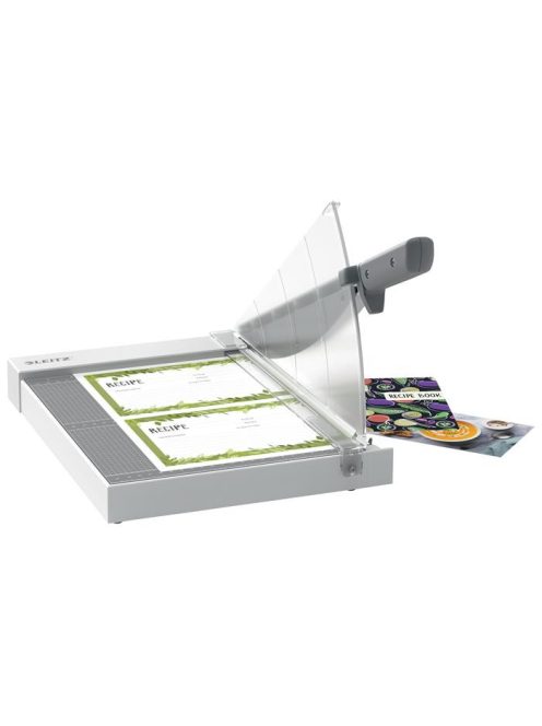 Vágógép, karos, A4, 8 lap, LEITZ "Precision Home A4" (E90180000)