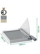 Vágógép, karos, A4, 8 lap, LEITZ "Precision Home A4" (E90180000)