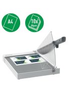 Vágógép, karos, A4, 10 lap, LEITZ "Precision Home Office A4" (E90190000)