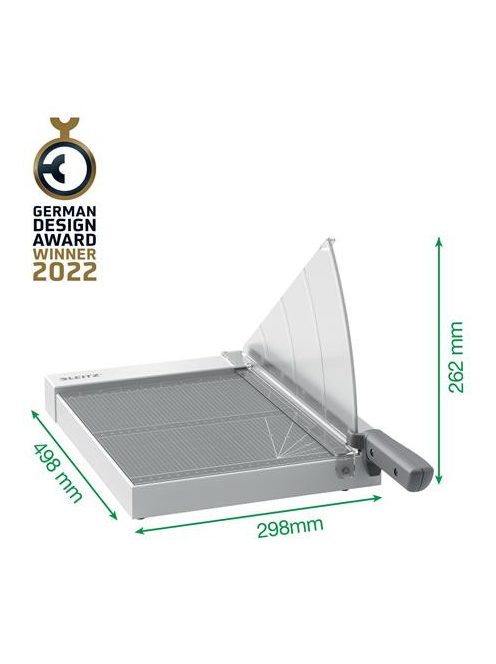 Vágógép, karos, A4, 10 lap, LEITZ "Precision Home Office A4" (E90190000)