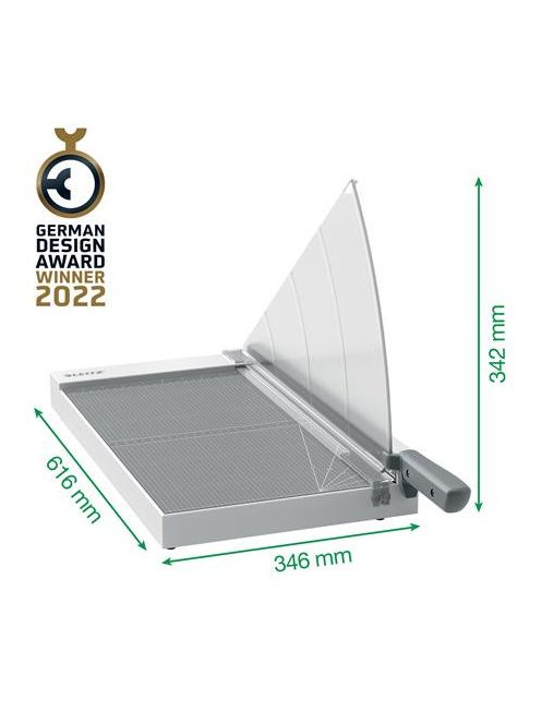 Vágógép, karos, A3, 10 lap, LEITZ "Precision Home Office" (E90200000)