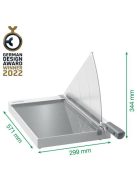 Vágógép, karos, A4+, 15 lap, LEITZ "Precision Office A4+" (E90210000)