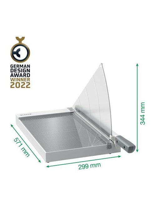 Vágógép, karos, A4+, 15 lap, LEITZ "Precision Office A4+" (E90210000)