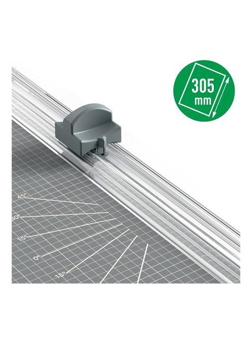 Vágógép, görgős, A4, 8 lap, LEITZ "Precision Home A4" (E90250000)