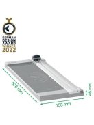 Vágógép, görgős, A4, 8 lap, LEITZ "Precision Home A4" (E90250000)