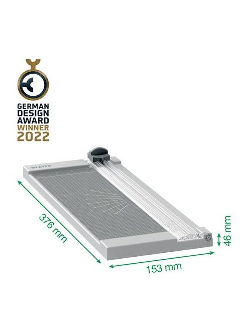 Vágógép, görgős, A4, 8 lap, LEITZ "Precision Home A4" (E90250000)