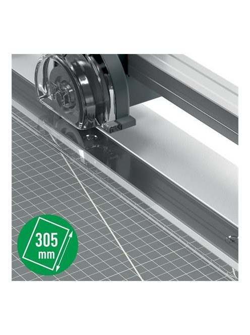 Vágógép, görgős, A4, 10 lap, LEITZ "Precision Home Office A4" (E90260000)