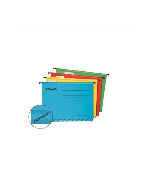 Függőmappa, újrahasznosított karton, A4, ESSELTE "Pendaflex Standard", sárga (E90314), 25db (E90314)