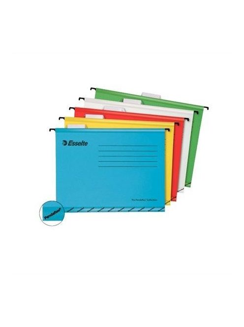 Függőmappa, újrahasznosított karton, A4, ESSELTE "Classic", vegyes színek (E93042)