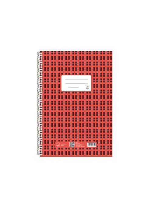 Spirálfüzet, A4, franciakockás, 80 lap, FŰZFŐI "Novum" (FFS8088)