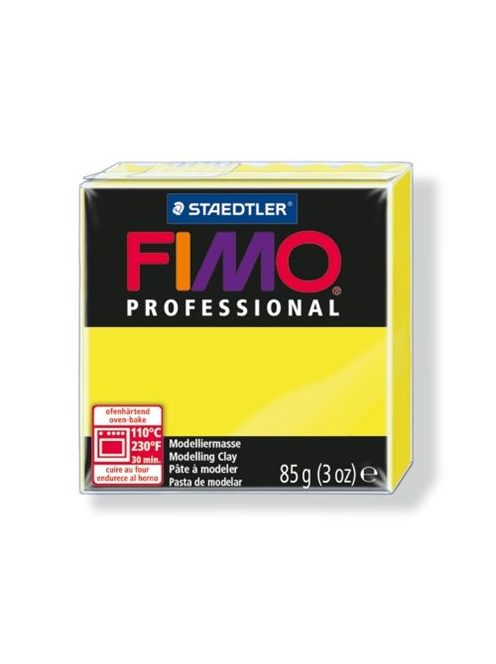 Gyurma, 85 g, égethető, FIMO "Professional", sárga (FM8004100)