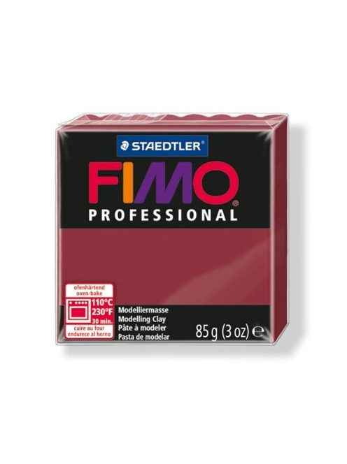 Gyurma, 85 g, égethető, FIMO "Professional", bordó (FM800423)