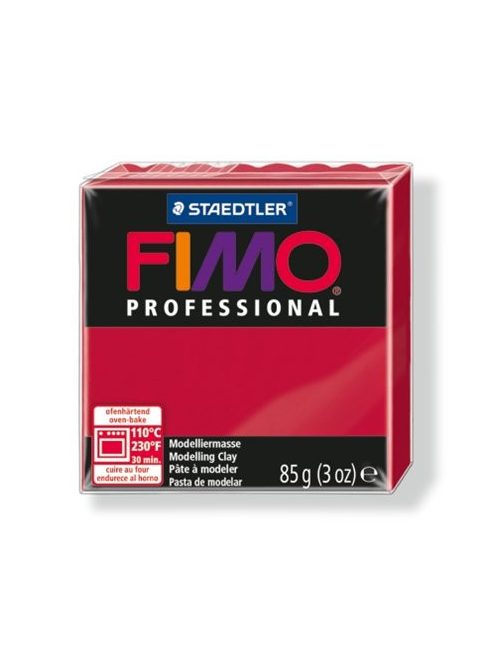 Gyurma, 85 g, égethető, FIMO "Professional", kármin (FM800429)