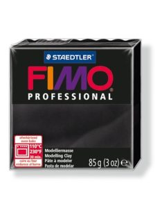   Gyurma, 85 g, égethető, FIMO "Professional", fekete (FM80049)