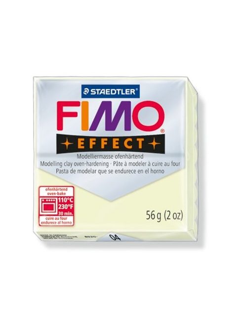 Gyurma, 56 g, égethető, FIMO "Effect", sötétben világító (FM802004)