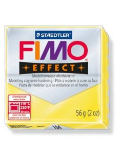   Gyurma, 56 g, égethető, FIMO "Effect", áttetsző sárga (FM8020104)