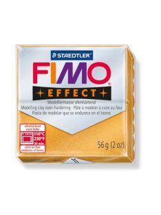   Gyurma, 56 g, égethető, FIMO "Effect", metál arany (FM802011)