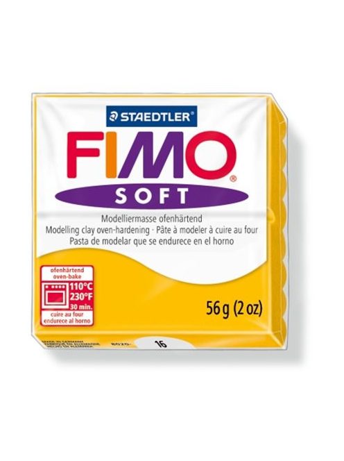 Gyurma, 56 g, égethető, FIMO "Soft", napsárga (FM802016)
