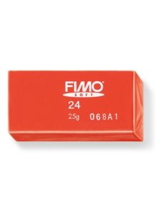   Gyurma, 56 g, égethető, FIMO "Soft", indián piros (FM802024)