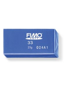   Gyurma, 56 g, égethető, FIMO "Soft", fényes kék (FM802033)