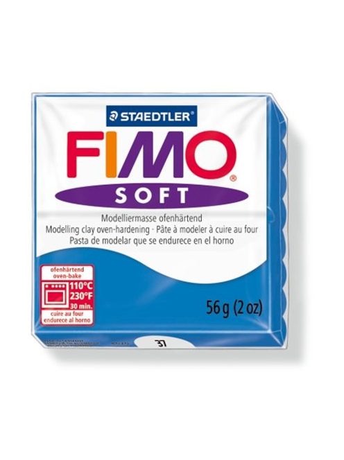 Gyurma, 56 g, égethető, FIMO "Soft", óceán kék (FM802037)