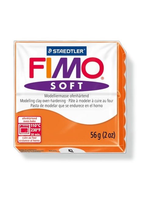 Gyurma, 56 g, égethető, FIMO "Soft", mandarin (FM802042)