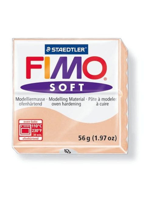 Gyurma, 56 g, égethető, FIMO "Soft", bőrszín (FM802043)