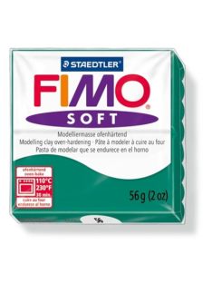   Gyurma, 56 g, égethető, FIMO "Soft", smaragdzöld (FM802056)