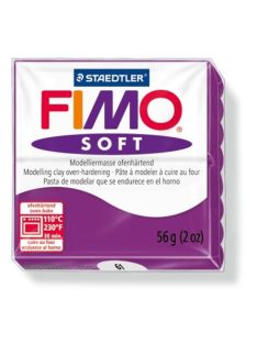   Gyurma, 56 g, égethető, FIMO "Soft", bíborlila (FM802061)