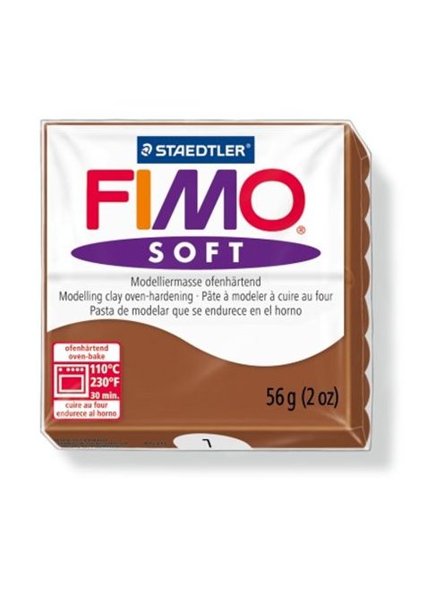 Gyurma, 56 g, égethető, FIMO "Soft", karamell (FM80207)