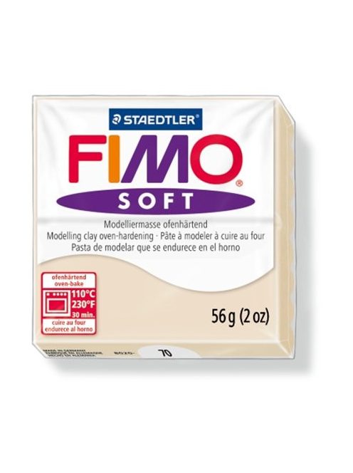 Gyurma, 56 g, égethető, FIMO "Soft", szahara (FM802070)
