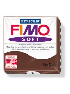   Gyurma, 56 g, égethető, FIMO "Soft", csokoládé (FM802075)