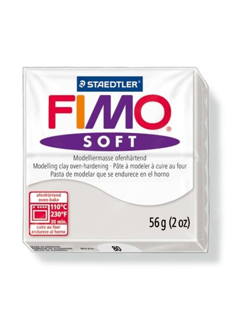 Gyurma, 56 g, égethető, FIMO "Soft", delfinszürke (FM802080)