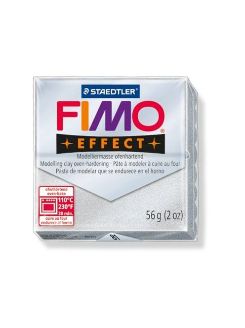 Gyurma, 56 g, égethető, FIMO "Effect", ezüst (FM802081)