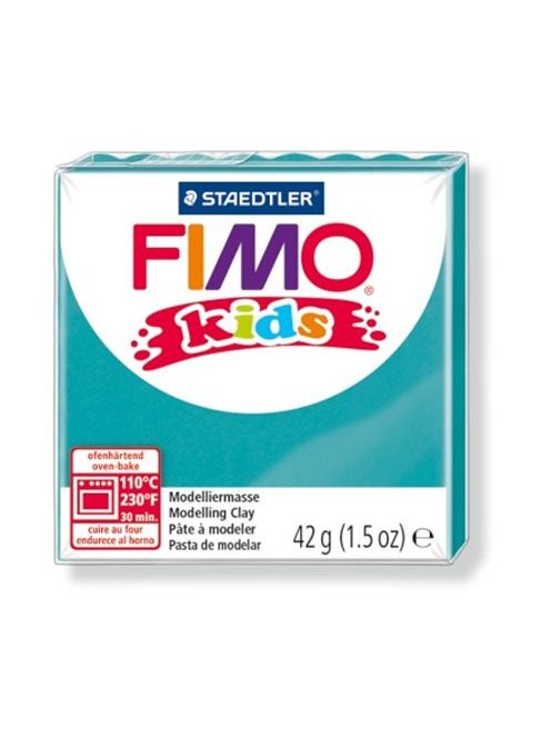 Gyurma, 42 g, égethető, FIMO "Kids", türkiz (FM803039)