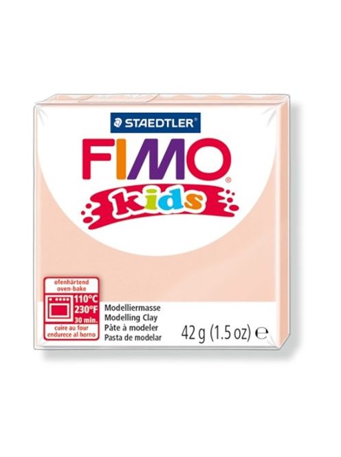 Gyurma, 42 g, égethető, FIMO "Kids", bőrszín (FM803043)
