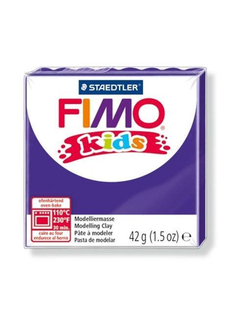 Gyurma, 42 g, égethető, FIMO "Kids", lila (FM80306)